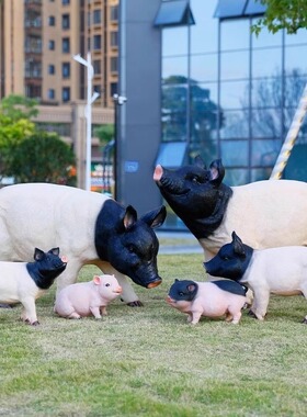 户外仿真嘉兴猪摆件玻璃钢