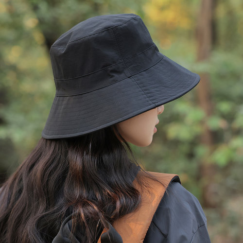 双面渔夫帽女款速干帽子春秋天遮阳防晒日系户外登山徒步盆帽男士 - 图1