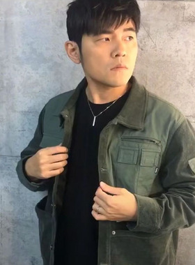 周杰伦同款纯银项链男吊坠女嘻哈蹦迪个性百搭毛衣链街头简约配饰