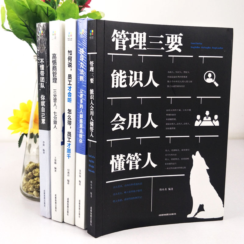 正版10册 不懂带团队你就自己累高情商管理三分管人七分做人别输在不懂管理上企业领导力销售营销员工餐饮酒店类 管理方面的书籍 - 图1