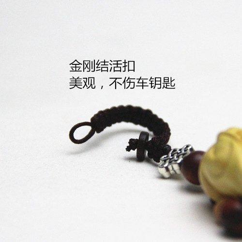 桃木小葫芦随身挂件吊坠手把件家居摆件汽车钥匙扣装饰送礼工艺品 - 图2