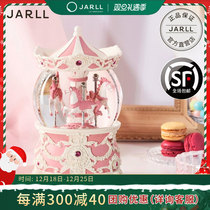 JARLL Water Crystal Ball Music Box Octaonic Box Swivel Trojan Horse Send Girl Girl Childrens Birthday Valentines Day Gifts