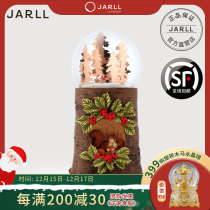 JARLL Christmas forest snowflake water crystal ball music box for girls and girls Childrens birthday Christmas presents