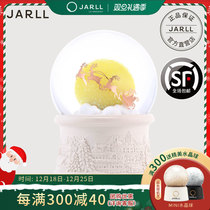 JARLL Light Christmas Water Crystal Ball Music Box Send Girl Child Girl Birthday Christmas Presents Eight-soundbox