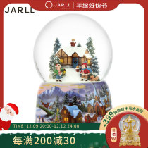 JARLL Christmas Snowman Sleet Snowflake Water Crystal Ball Music Box Girls Children Birthday Creative Christmas Presents