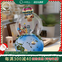 Zanr Jarll Ring Cruise carousel water crystal ball Eight soundbox Music box to send girl birthday girl presents