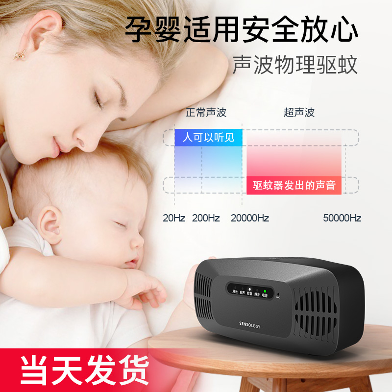 思乐智旗舰店超声波驱蚊器驱虫灭蚊灭蝇神器灯器室内家用蚊子电子苍蝇一扫光0
