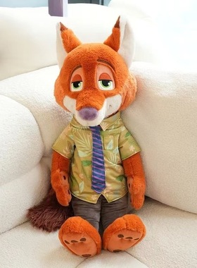疯狂动物城兔子朱迪公仔狐狸尼克毛绒玩具布娃娃儿童生日礼物玩偶