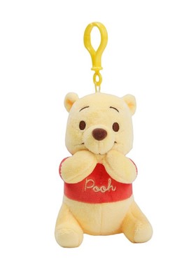 正版迪士尼公仔挂件草莓熊玩偶尼克毛绒玩具挂饰包包配饰钥匙扣