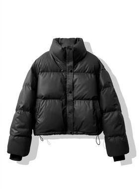 免洗新款羽绒棉服女短款2025新款宽松加厚面包服小个子棉袄外套潮