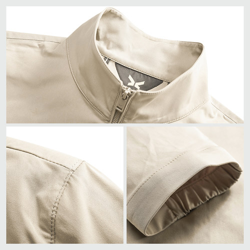 [防水防污]九牧王男装立领夹克秋冬挺括有型便装外套男 - 图2