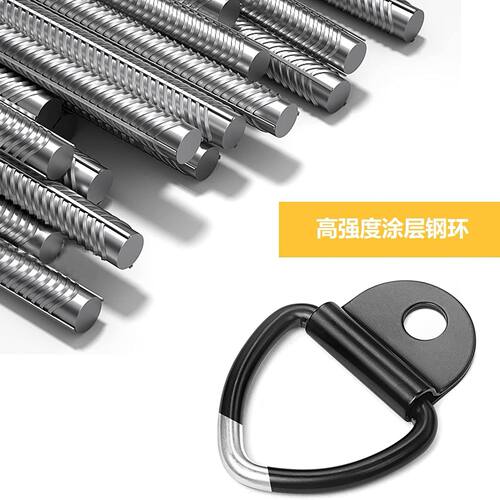 卡车集装箱拉环地板钩货车改装固定皮卡货物绳索D型固定挂扣拉环 - 图2