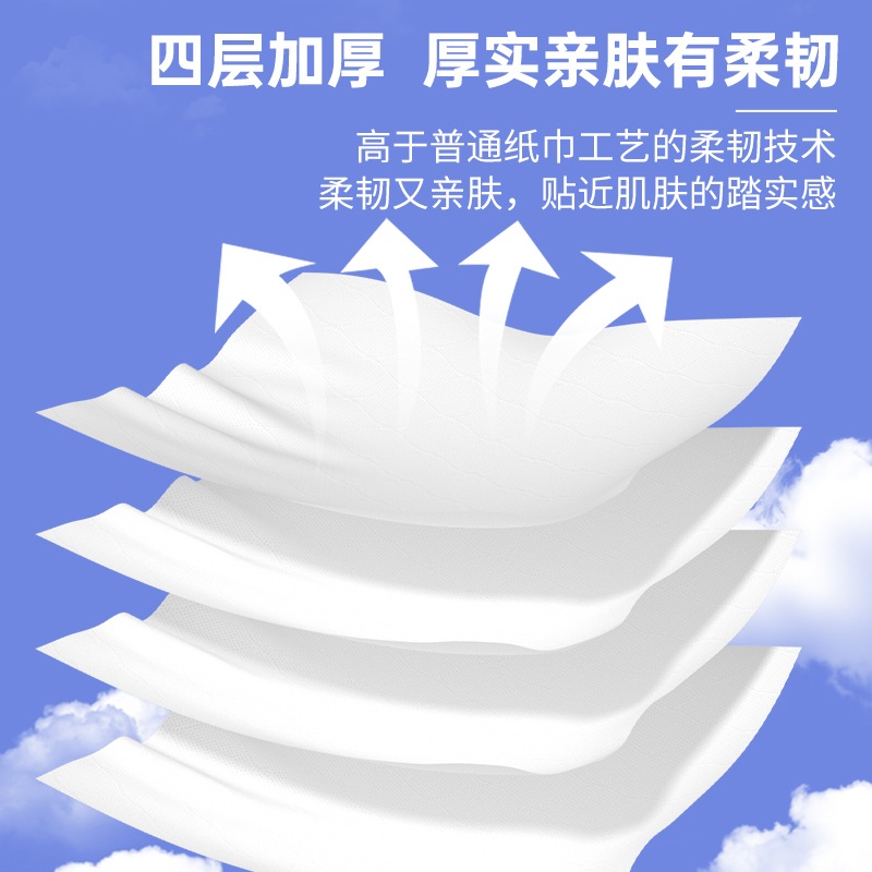 漫花3000张3大提悬挂式抽纸巾家用实惠装厕所卫生纸学生sp擦手纸 - 图2