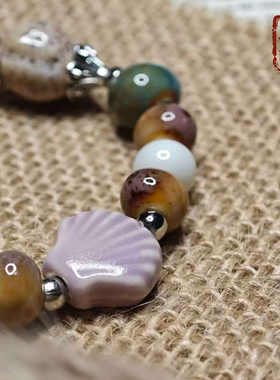 景德镇陶瓷手链森系复古陶瓷手串