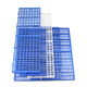 Dog cage pad pet plastic mesh pad dog cage foot padding bottom mesh shelf rabbit leakage plate anti -bite