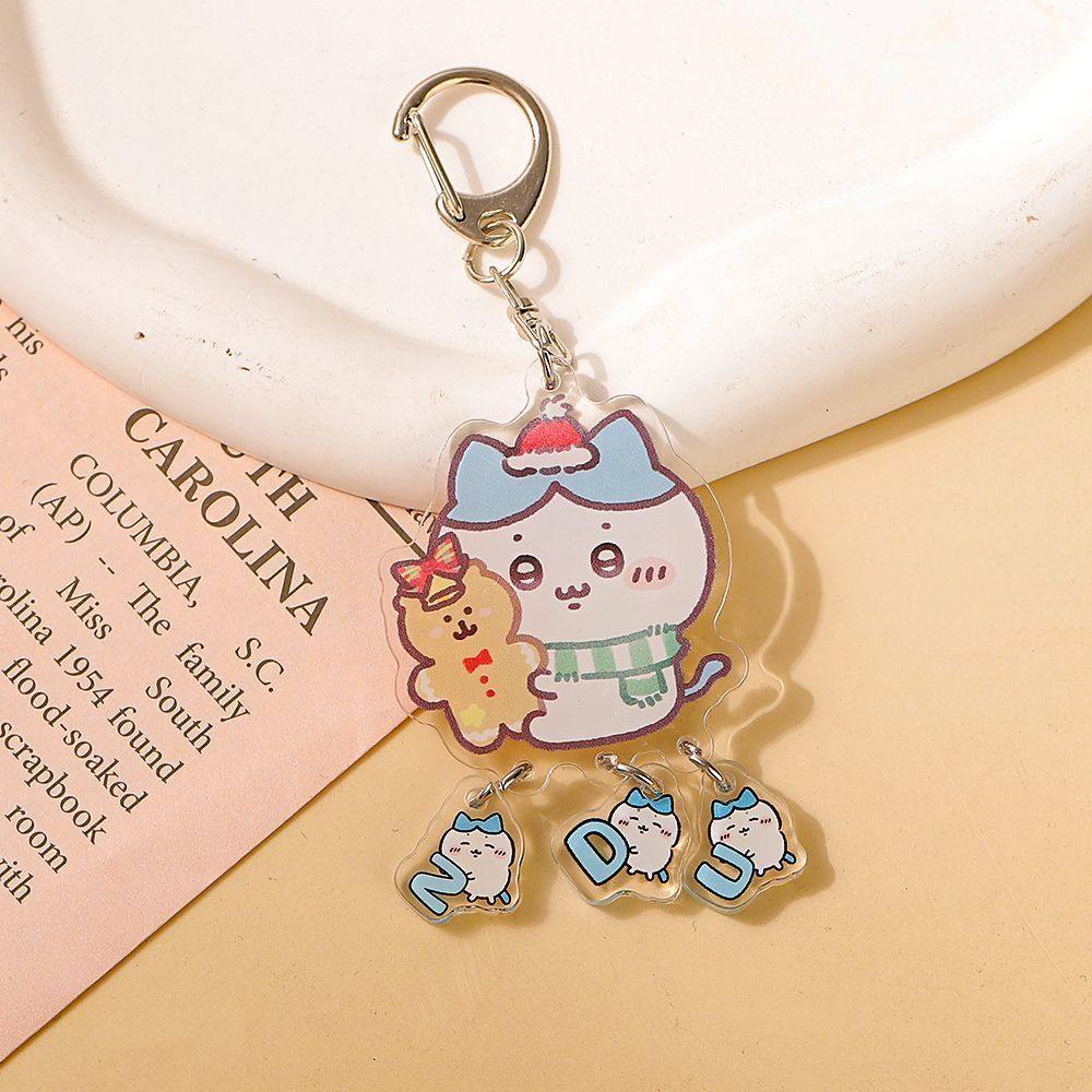 亚克力姓名定制chiikawa钥匙扣小八吉伊情侣闺蜜卡通双面书包挂件,淘宝优惠券,粉丝福利购,淘宝优惠卷