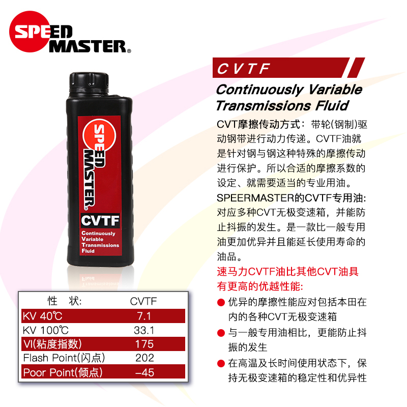 日本原装进口速马力高性能全合成CVT无级自动变速箱油波箱油通用 - 图0