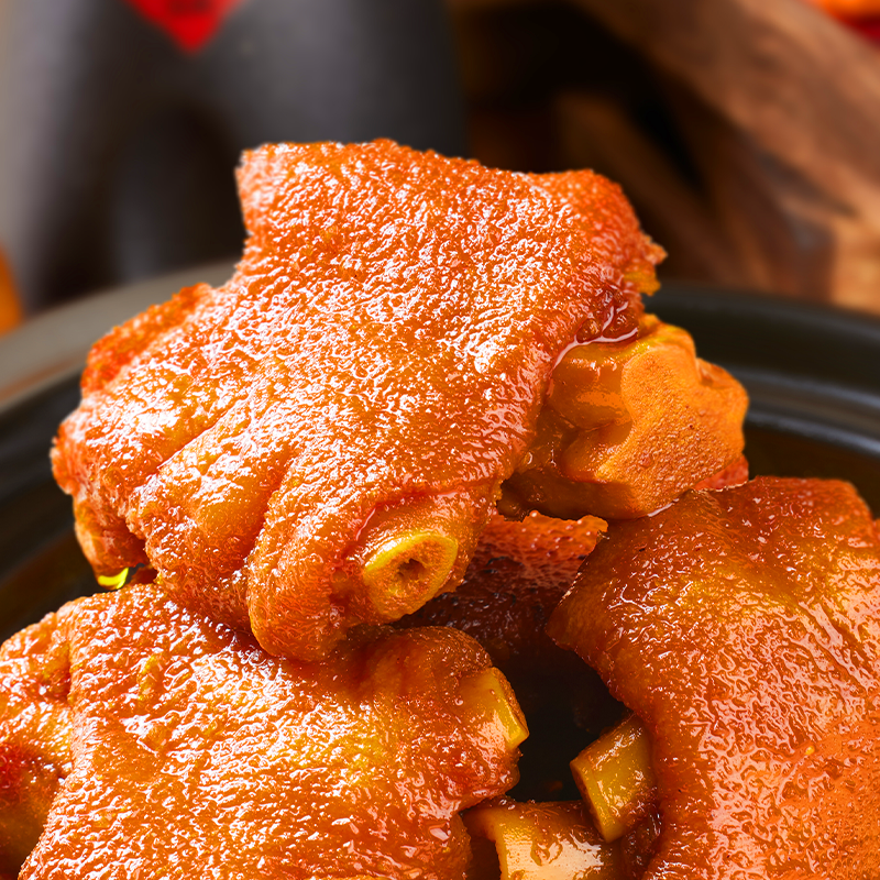 邬辣妈香酱卤虎皮猪蹄脚辣休闲小吃氮气零熟食品开袋即食湖南,淘宝优惠券,粉丝福利购,淘宝优惠卷