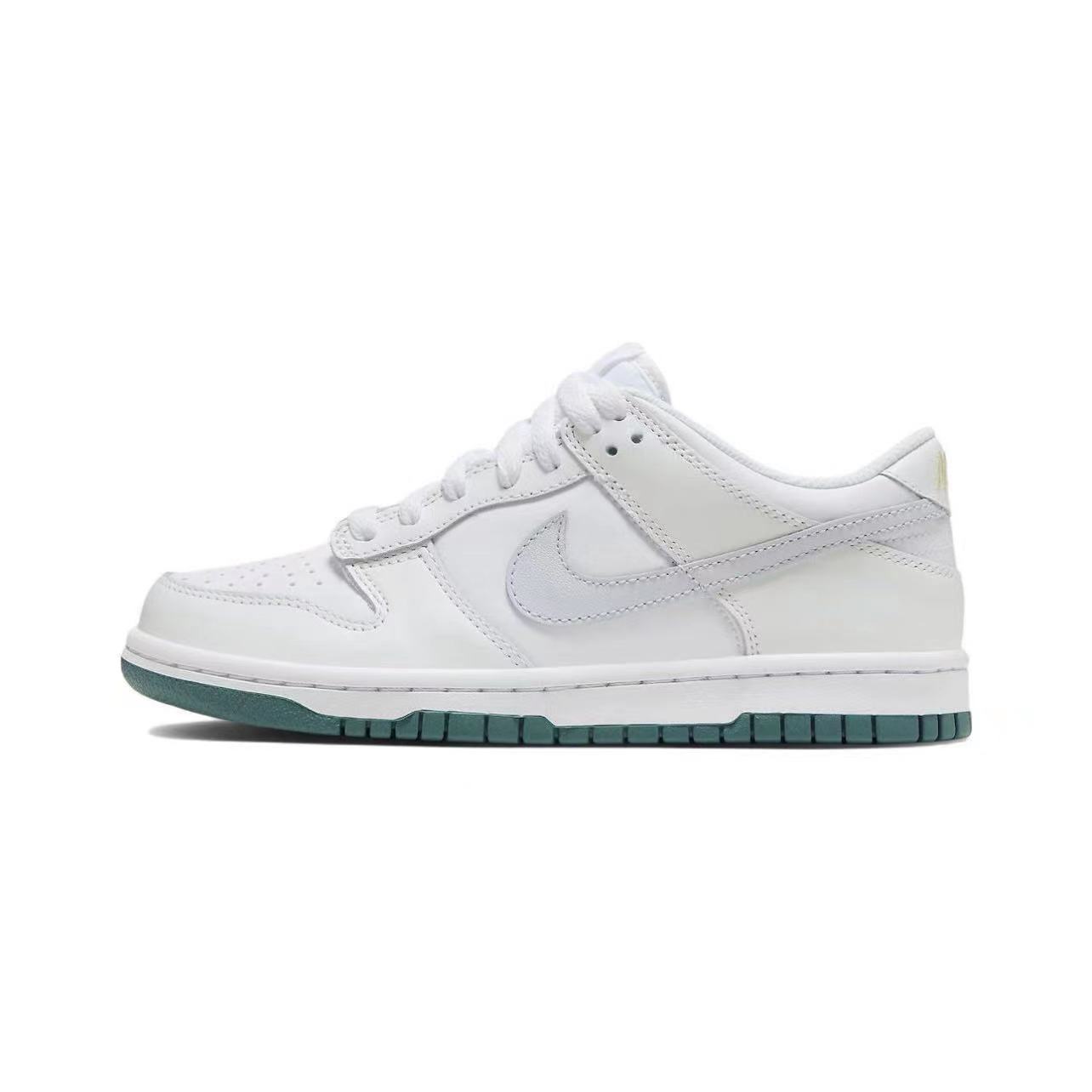 Nike耐克Dunk Low GS白绿 女款 潮流复古 低帮休闲板鞋FD9911-101 - 图3