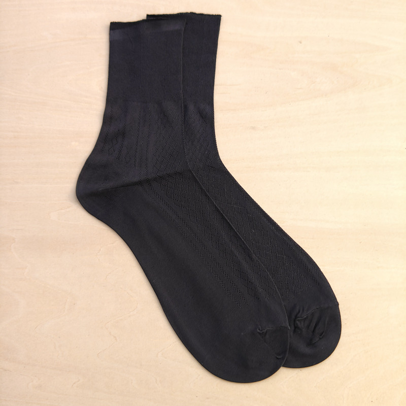 男士黑色尼龙丝袜镂空夏天薄透气老人松口袜清爽,淘宝优惠券,粉丝福利购,淘宝优惠卷