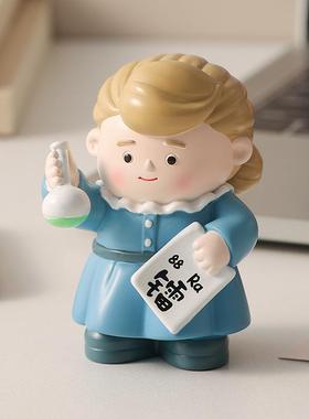 文创学霸励志摆件鲁迅牛顿