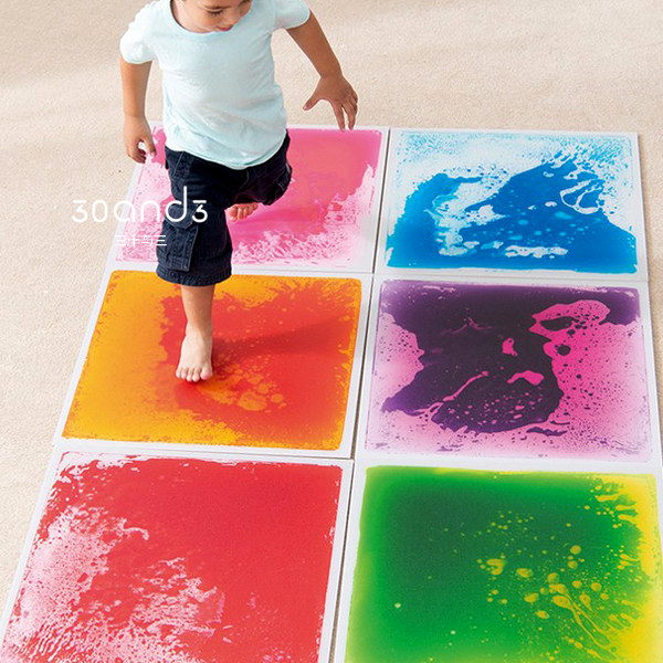 液体地板幼儿园彩砖儿童液体感官垫爬行地砖玩具感统早教中心教具,淘宝优惠券,粉丝福利购,淘宝优惠卷