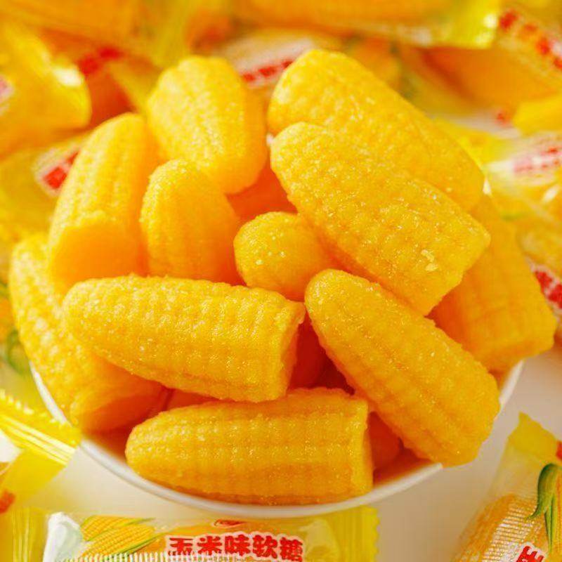 玉米味软糖办公室休闲水果软糖独立小包装年货零食婚庆喜糖糖果,淘宝优惠券,粉丝福利购,淘宝优惠卷