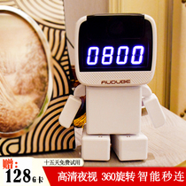 Wireless WiFi mobile phone distal surveillance camera Home 360-degree panoramic HD Night vision battery free of plug