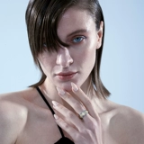 Blackhead/Blackhead Designer Tide Tide Fun Вращающиеся русские буквы титановые стальные кольцо Чжан Юнлей