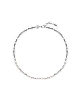 BLACKHEAD/黑头S925银古巴链/叁蛇环十字链/珍珠项链/银珠项链/