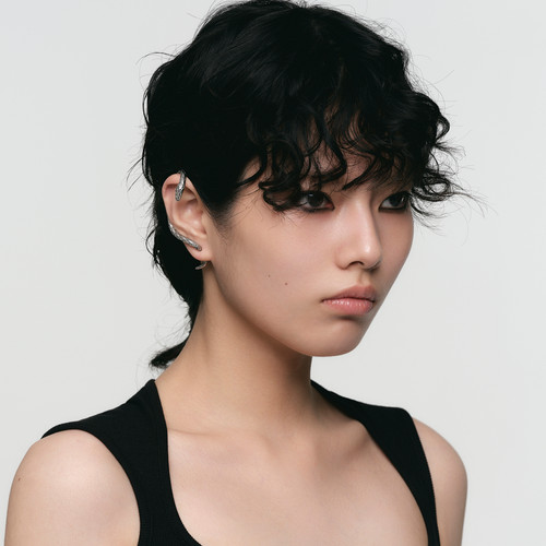 BLACKHEAD/黑头原创设计蛇形耳饰女生设计感时尚耳挂欧美朋克夸张 - 图1