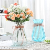 Европейская стиль вертикальная вертикальная стеклянная ваза гидропонная растение стеклянная бутылка зеленый укроп Прозрачный декоративный гостиная цветочные украшения