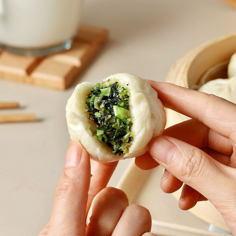 御小笼纯手工老面雪菜笋丝小笼包早饭夜宵速食半成品加热即食