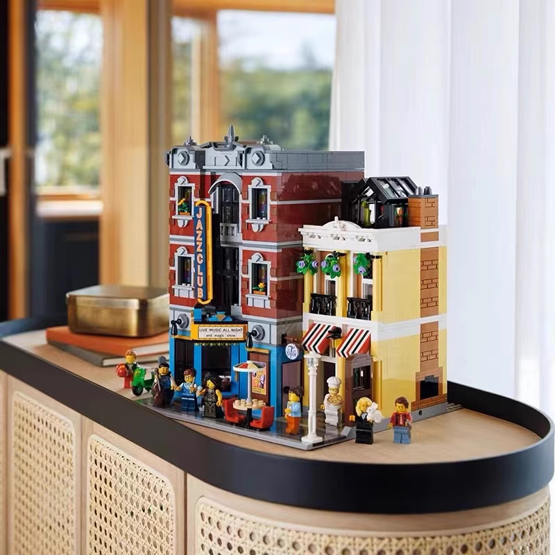 街景爵士乐俱乐部披萨店10312大型高难度拼装乐高积木玩具礼物