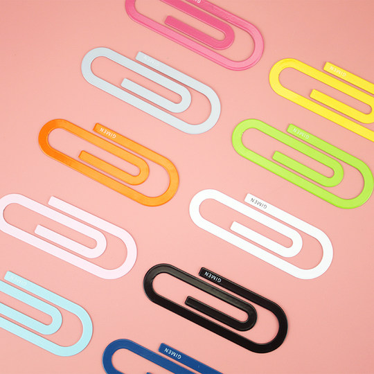 巨门造型书签彩色金属回形针书签创意小清新学生用文具