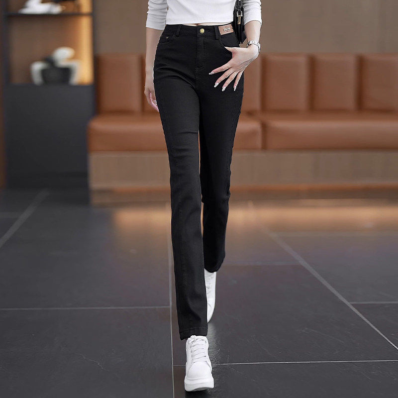 烟管牛仔裤女春秋季2026新款小个子高腰显瘦百搭九分窄版直筒裤子,淘宝优惠券,粉丝福利购,淘宝优惠卷