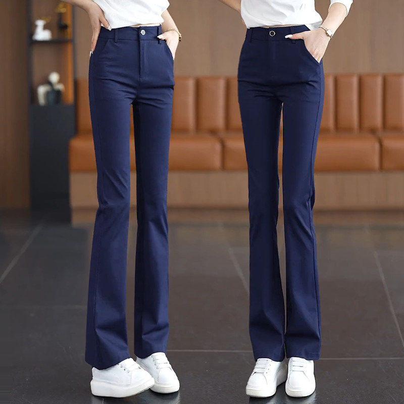 微喇裤女春秋2026新款爆款裤子高腰显瘦休闲直筒裤修身西装喇叭裤,淘宝优惠券,粉丝福利购,淘宝优惠卷