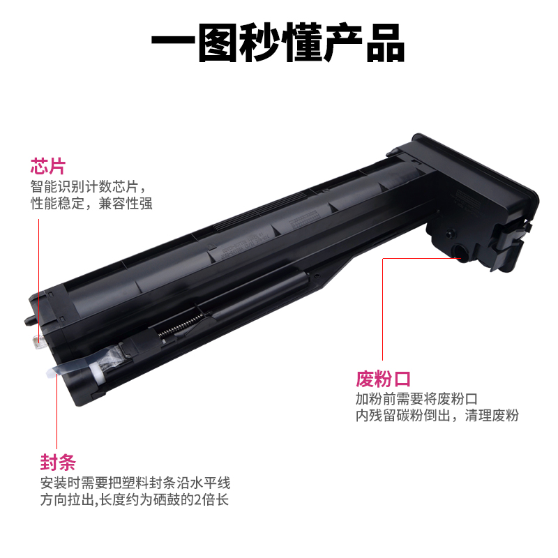 亿维适用惠普M437n粉盒m437nda m439n/dn W1333A m437dn 硒鼓复印机墨粉hp333A墨盒碳粉LaserJet MFP - 图1