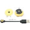 4mm magnetic male and female charging usb with cable free shipping