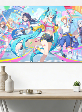 世界计划海报初音未來动漫贴纸