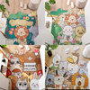 Cartoon entrance hall can be customized with customizable household wire hoop mats