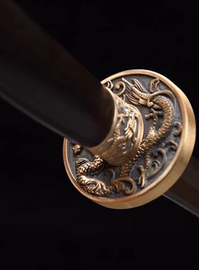 花纹钢烧刃清一水龙雁翎刀锦衣卫影视手工锻造未开刃