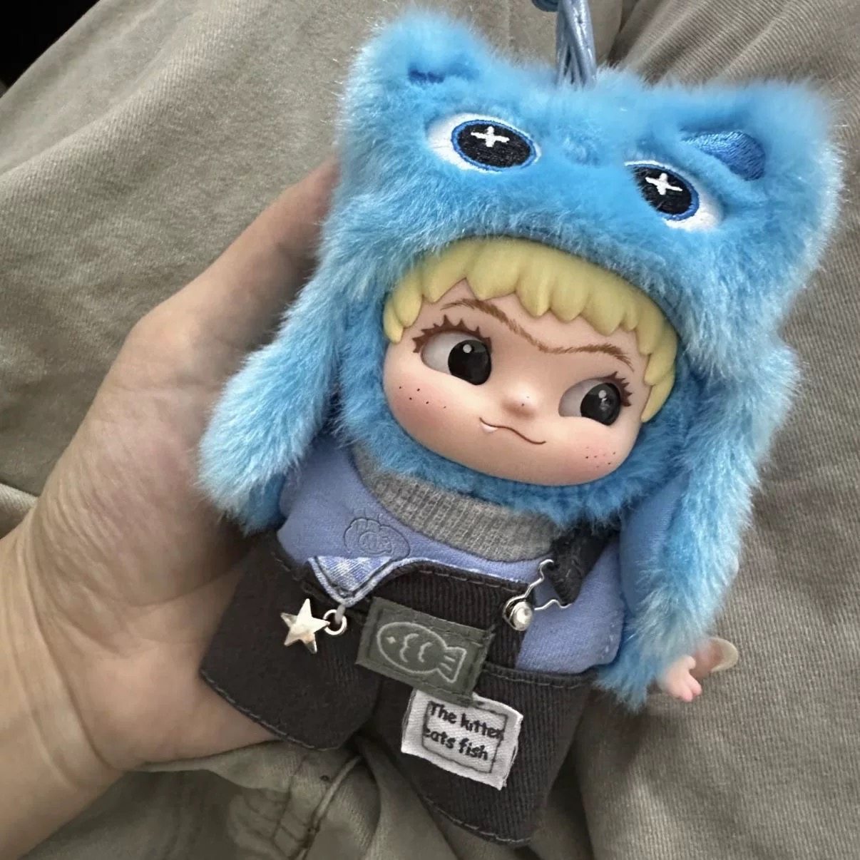 10cm娃衣三代WAKUKU开挂娃衣系列毛绒盲盒搪胶公仔牛仔背带裤,淘宝优惠券,粉丝福利购,淘宝优惠卷