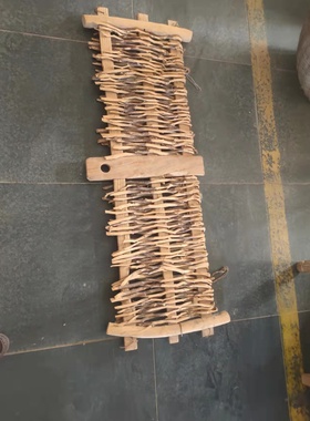 民俗老物件农村怀旧摆件老农具耢木制耢农家乐饭店民宿摆件挂件