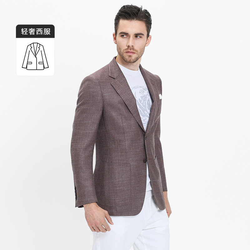 【绵羊毛 蚕丝】callisto卡利斯特男装新款男士休闲西服春秋便西,淘宝优惠券,粉丝福利购,淘宝优惠卷