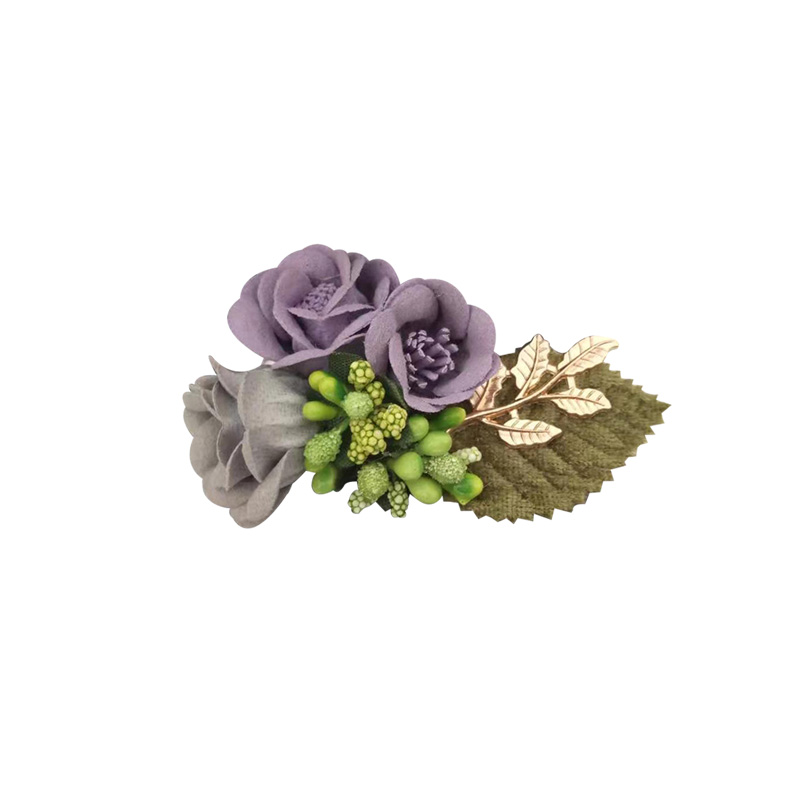 韩版胸针女气质胸花布艺花朵别针装饰创意百搭胸饰个性衣服配饰品 - 图3