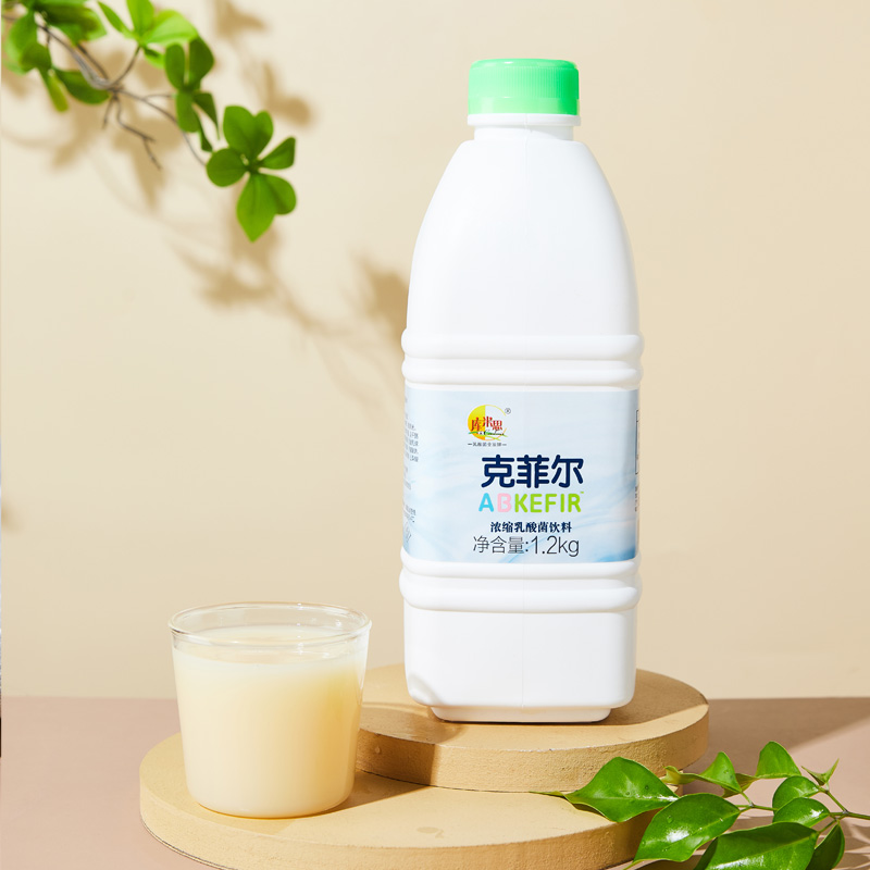 库米思乳酸菌饮料1.2kg 6倍浓缩乳益菌优酪多酸奶甜品奶茶店原料 - 图1