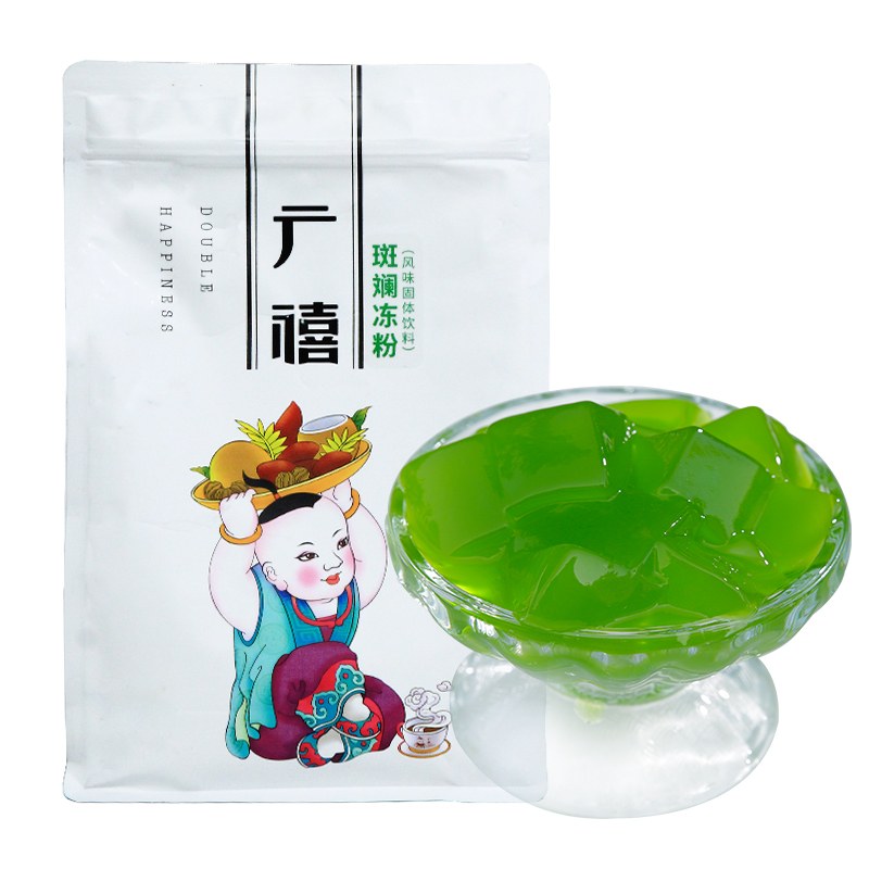 广禧斑斓冻粉1kg 网红同款斑斓冻 DIY果冻布丁粉奶茶店专用原材料 - 图3