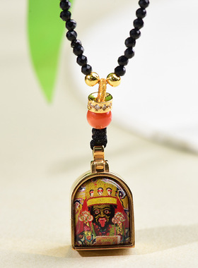 扎基拉姆财神嘎乌盒项链招财守护