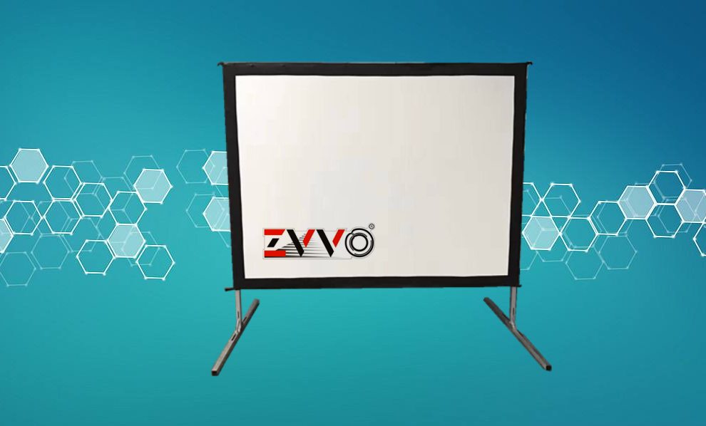 ZVVO 100 300寸快速折叠幕布便携移动户外幕布投影幕布投影机幕布